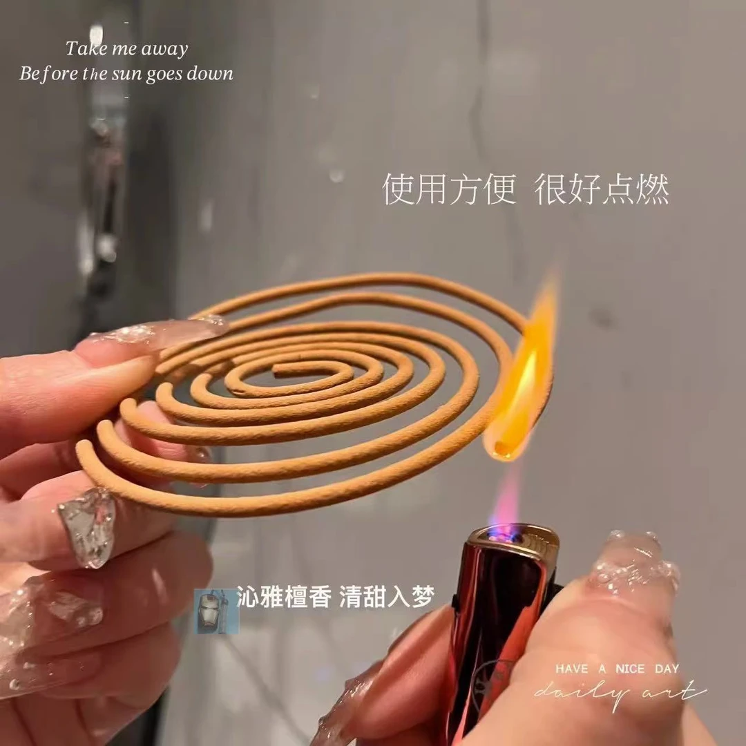 手工檀香传统家用蚊香清香型卧室室内线香杀蚊灭蚊持久驱蚊防蚊