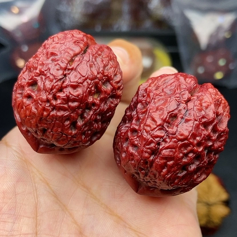 【闪购商品】把件文玩核桃40尺金蟒元宝