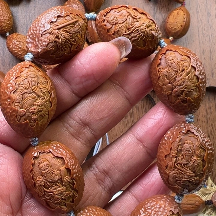 橄榄核手串/手链2.2九龙关羽