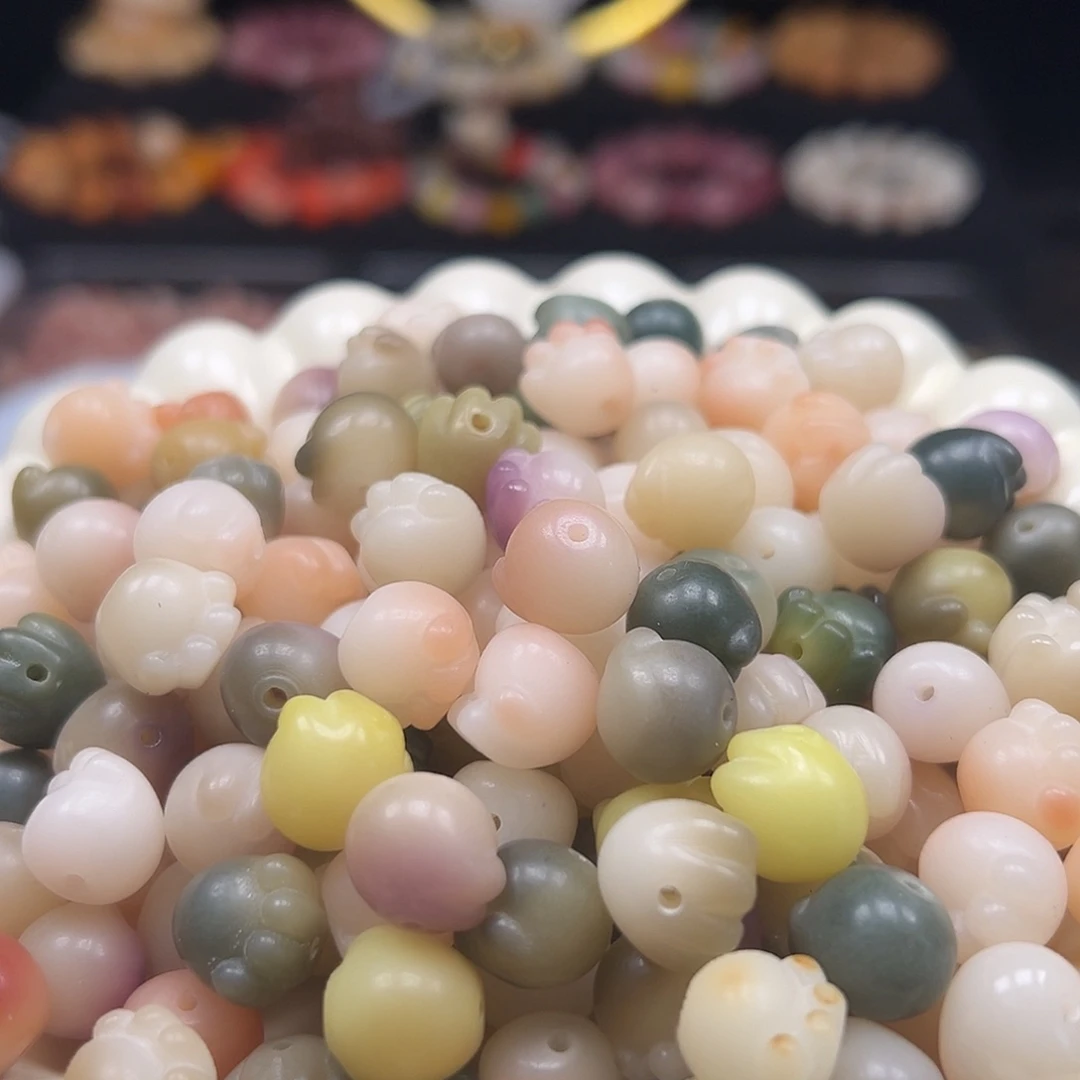 手串菩提根/象牙果卡12多宝猫爪40颗