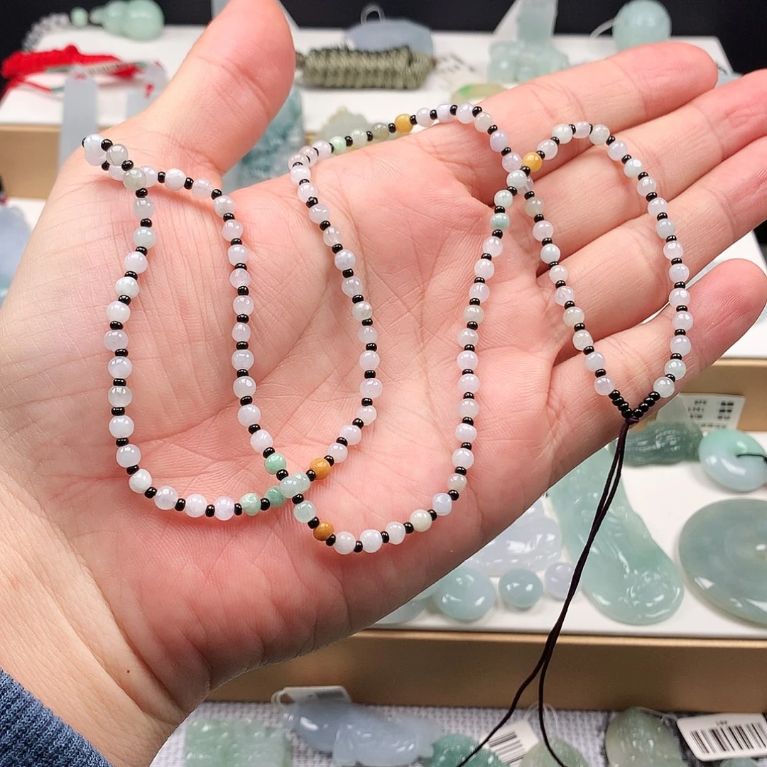 翡翠未镶嵌吊坠(不含链)1珠子项链