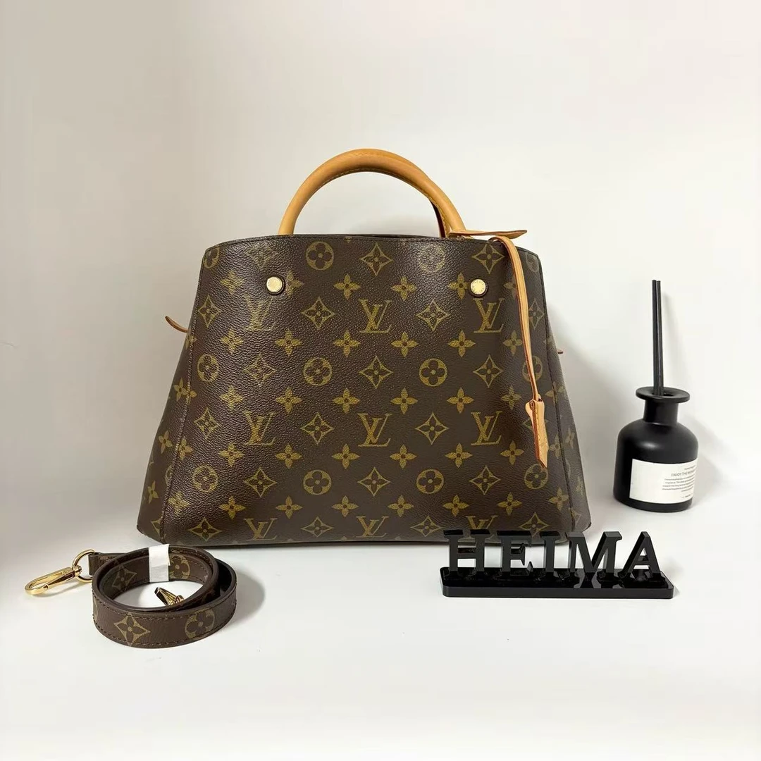 95新 LouisVuitton/路易威登 18226100 LV蒙田中号 35*23