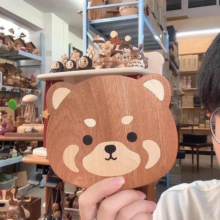 木小熊猫锅垫微瑕
