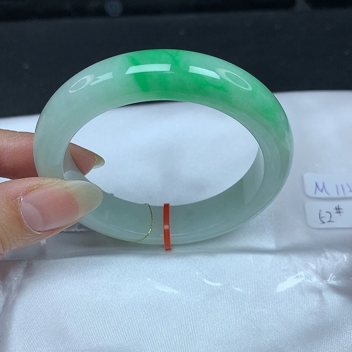 翡翠未镶嵌手镯51-53圈767-性价比超高