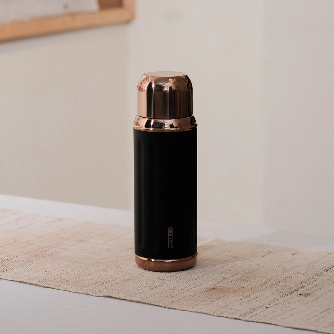 茗元素小钢炮黑色500ml（316不锈钢内胆）