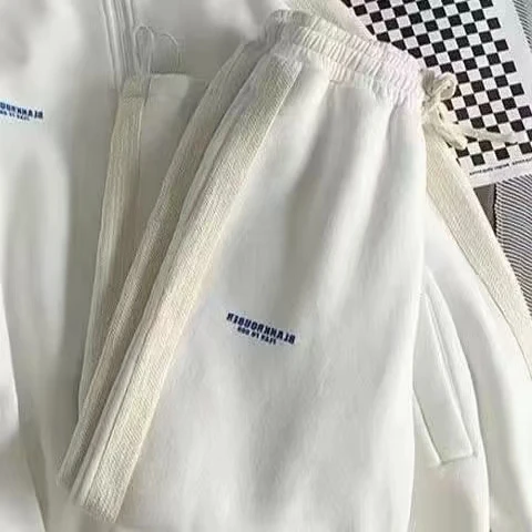 港风炸街套装春秋宽松潮卫衣长袖长裤休闲运动服两件套帅哥服装