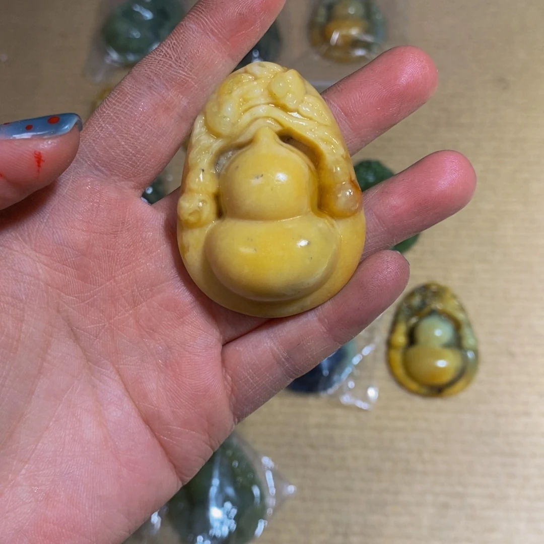 蛇纹石玉未镶嵌毛衣链85