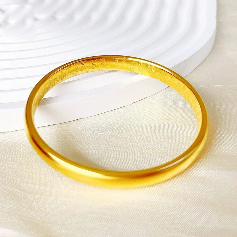 铜合金手镯 泥鳅背百福手镯时尚气质