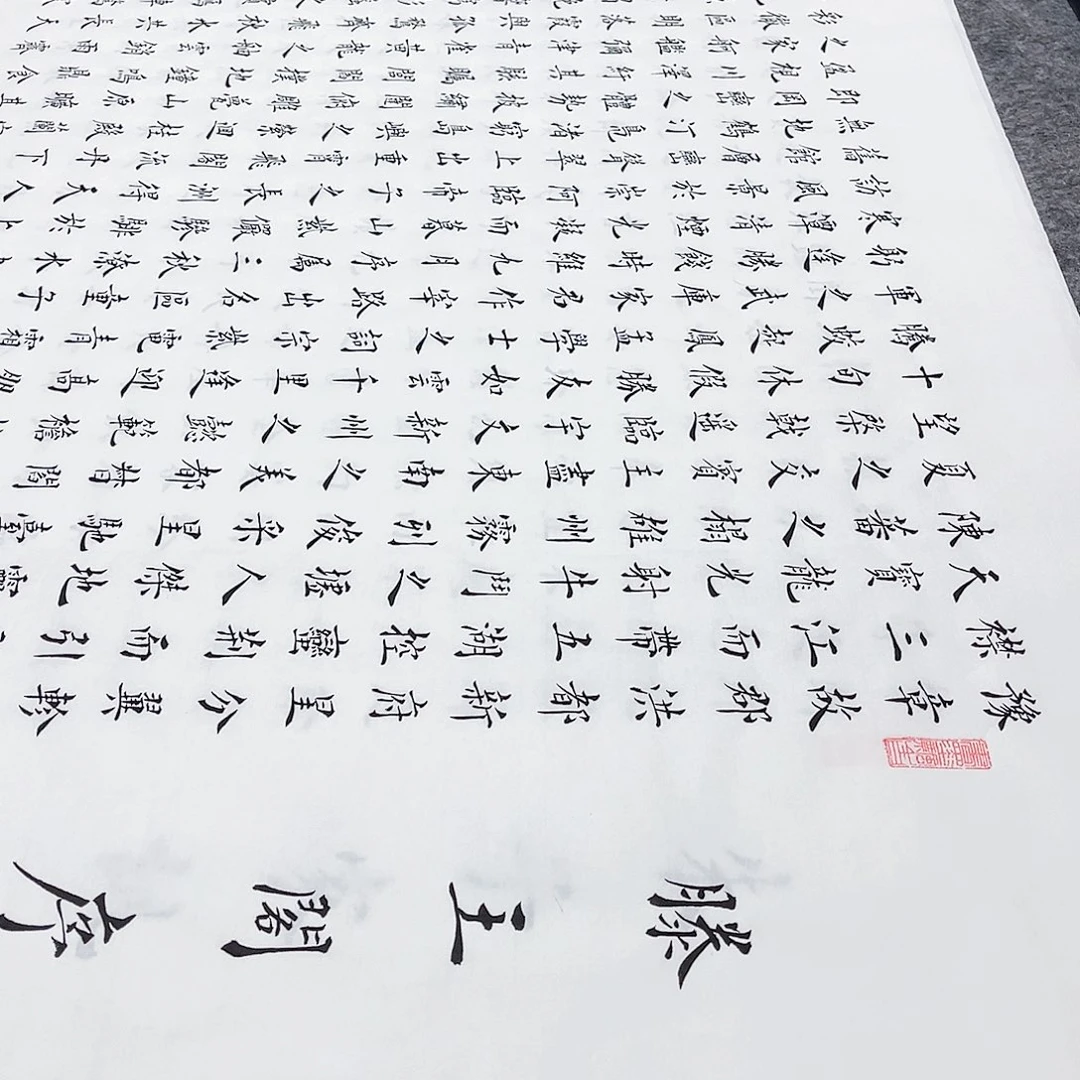 书法意***蛋宣纸滕王阁序楷书全文773字全文手写小楷