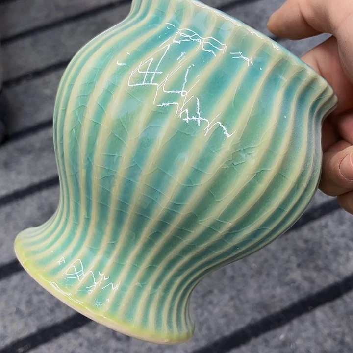 多肉绿植陶瓷花盆9.9包邮，有孔