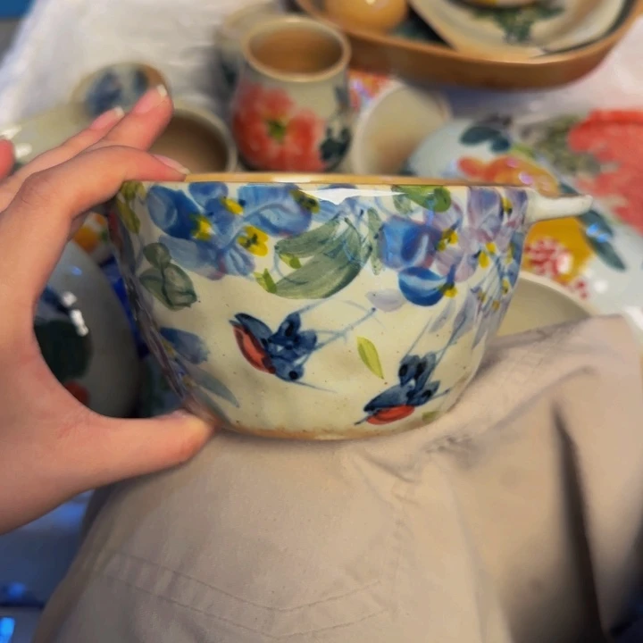 瓷片景德镇陶瓷手工手绘