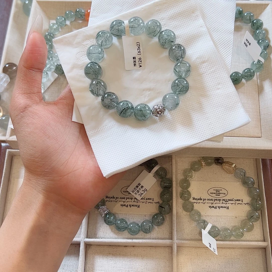 水晶手链未镶嵌冒****⁹48小时鉴赏