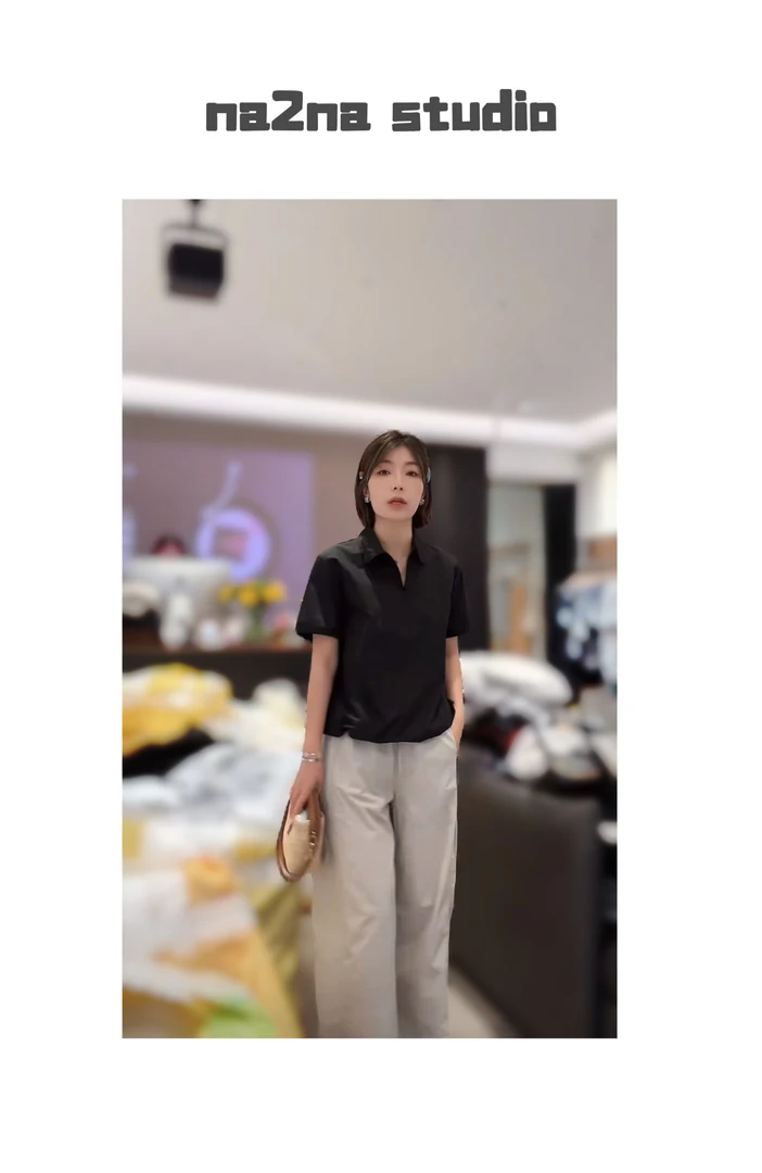 na2na 东大门 凉快的速干衬衣（No退换）