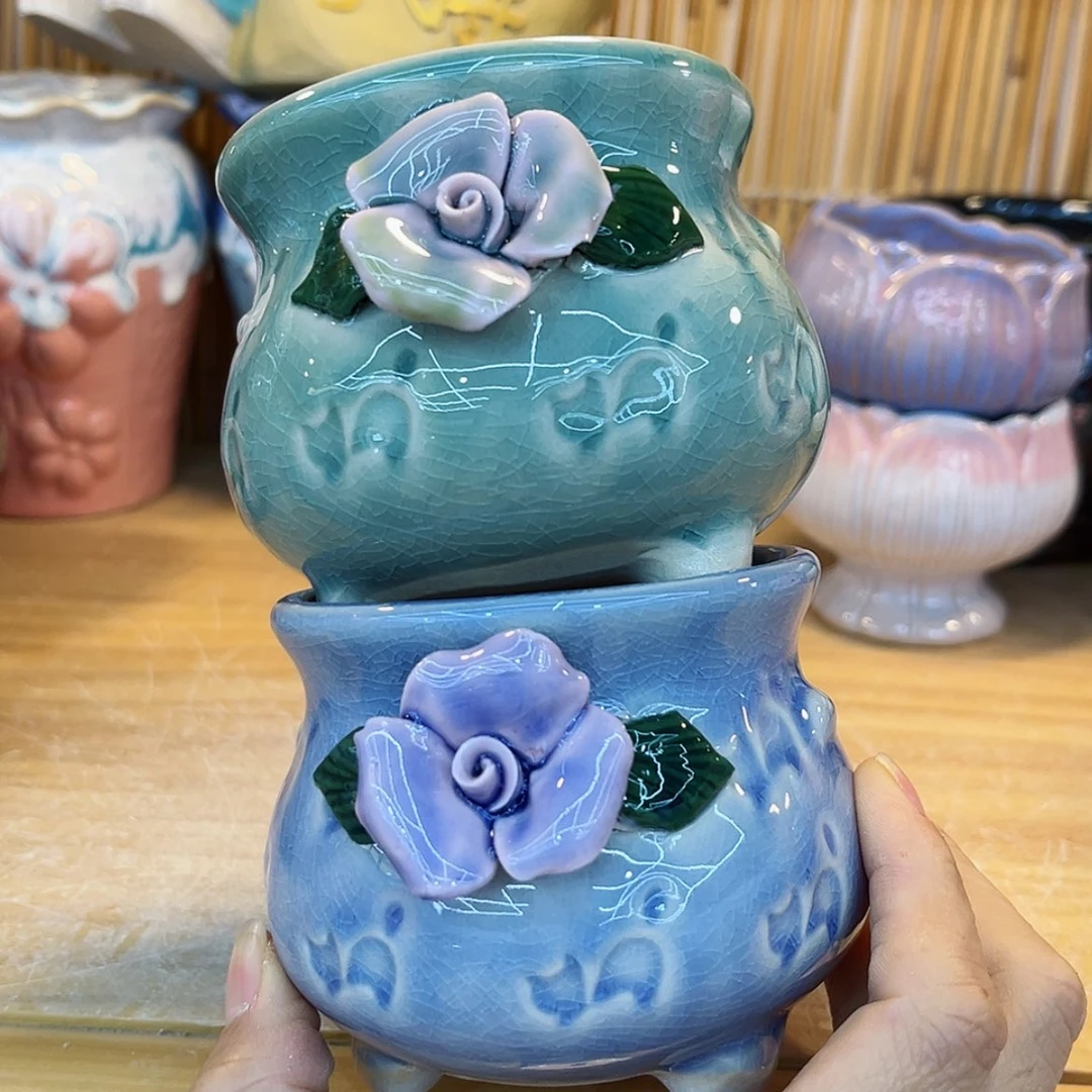 【闪购商品】陶瓷花盆