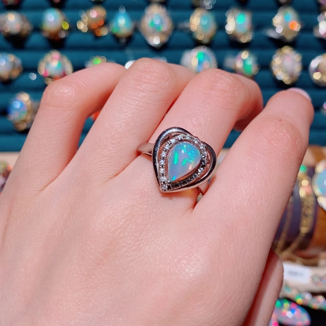 欧泊欧泊戒指银S925镶嵌