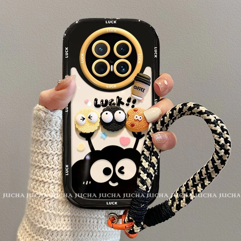 曲奇煤球适用华为mate70pro手机壳卡通可爱HUAWEImate60新款50女