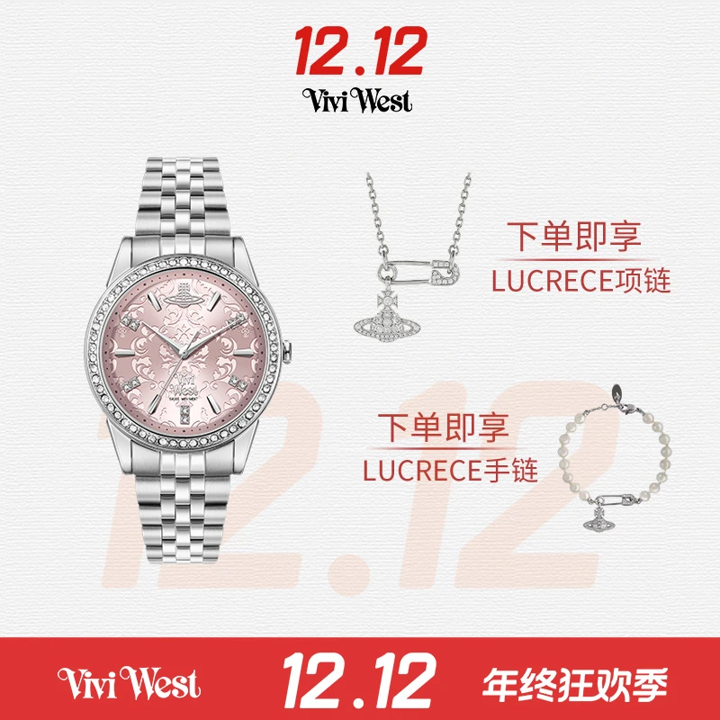 浮雕粉钻---精选气质轻奢女士小众经典精致腕表--TH2608-Y18