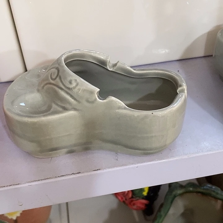 摆件陶盆有孔 微瑕介意勿拍