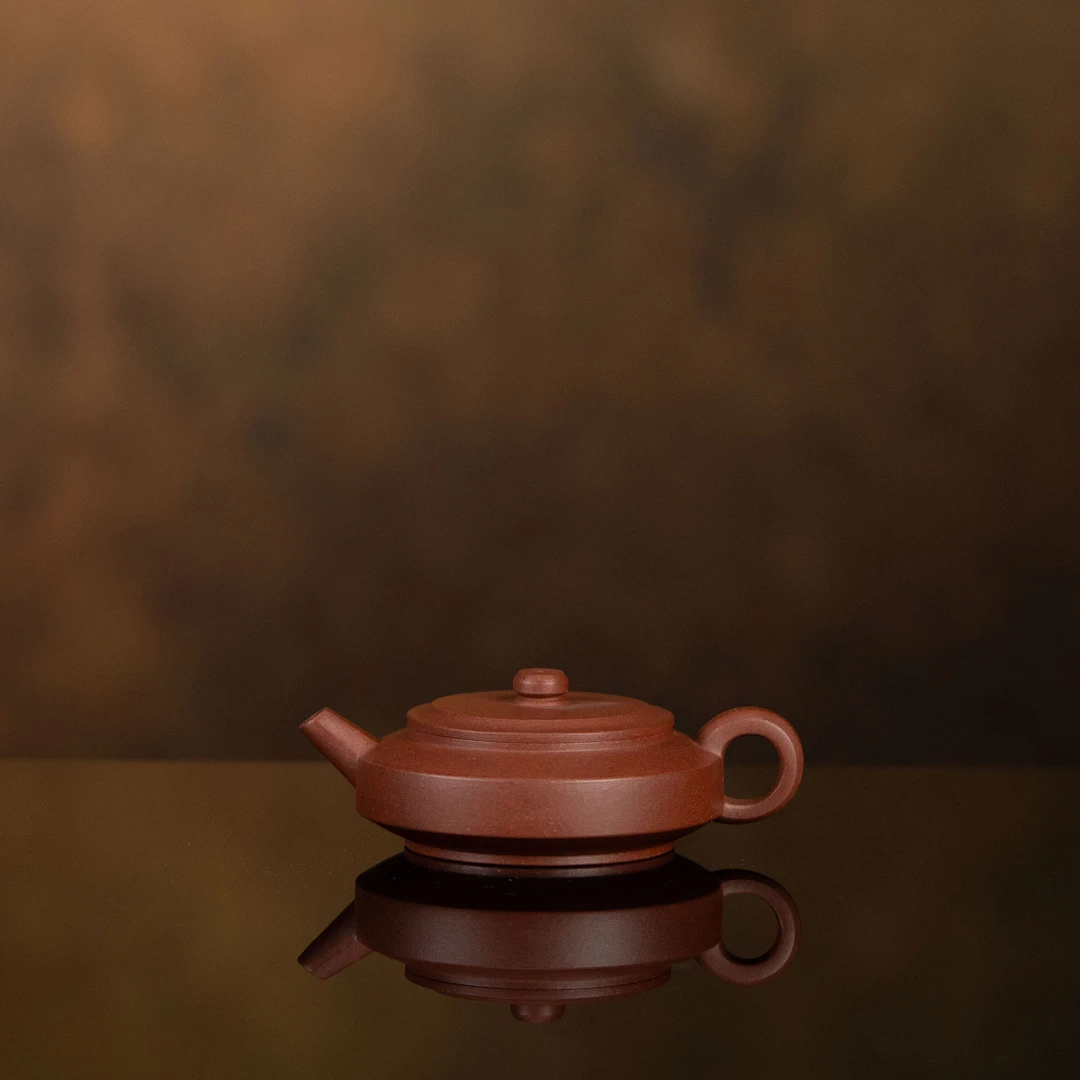 【利贞l周盘】原矿红皮龙 约100cc 手工制 紫砂壶 茶具CRY