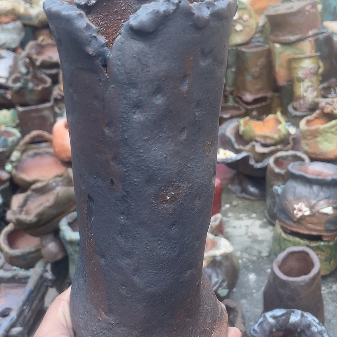 特价福利款高温粗陶手工盆