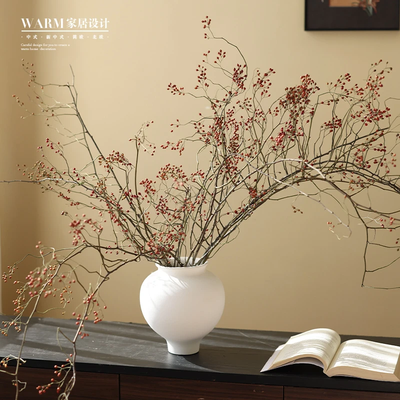 山归来天然植物干花花束客厅摆设侘寂风插花干树枝装饰摆件花瓶