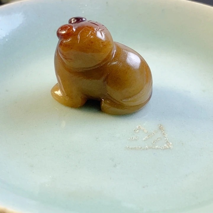 董***会茶室瓷盘上摆件挂件