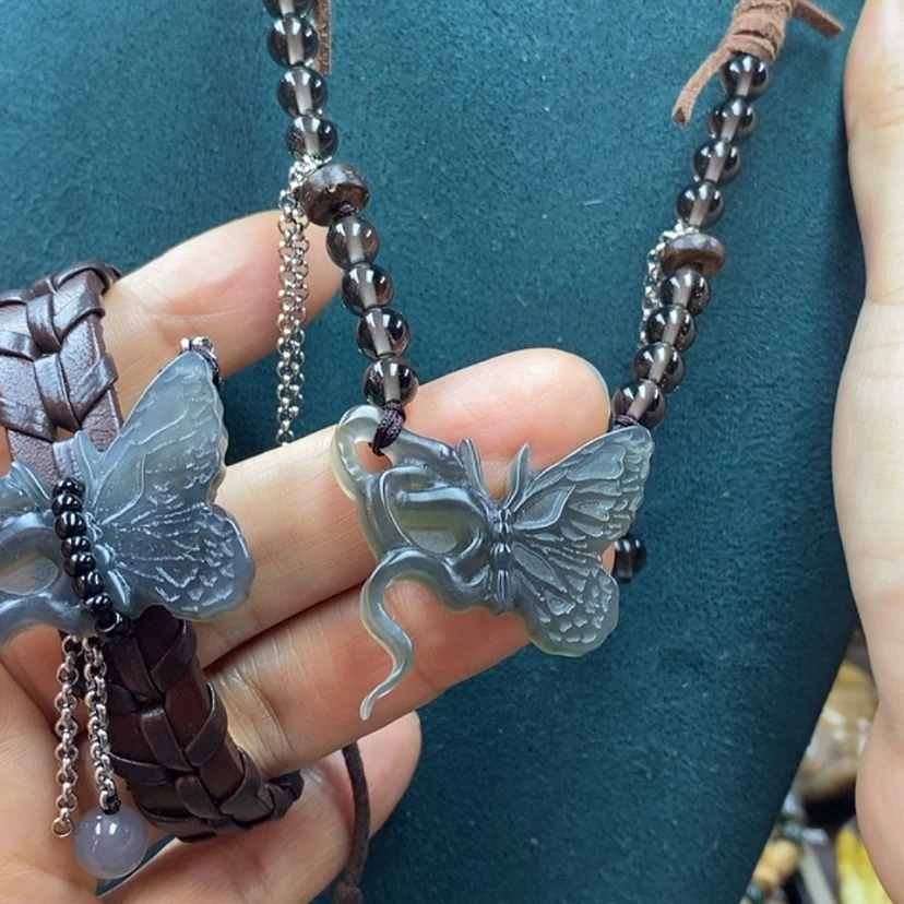 【闪购商品】蛇纹石玉吊坠，手牌未镶嵌