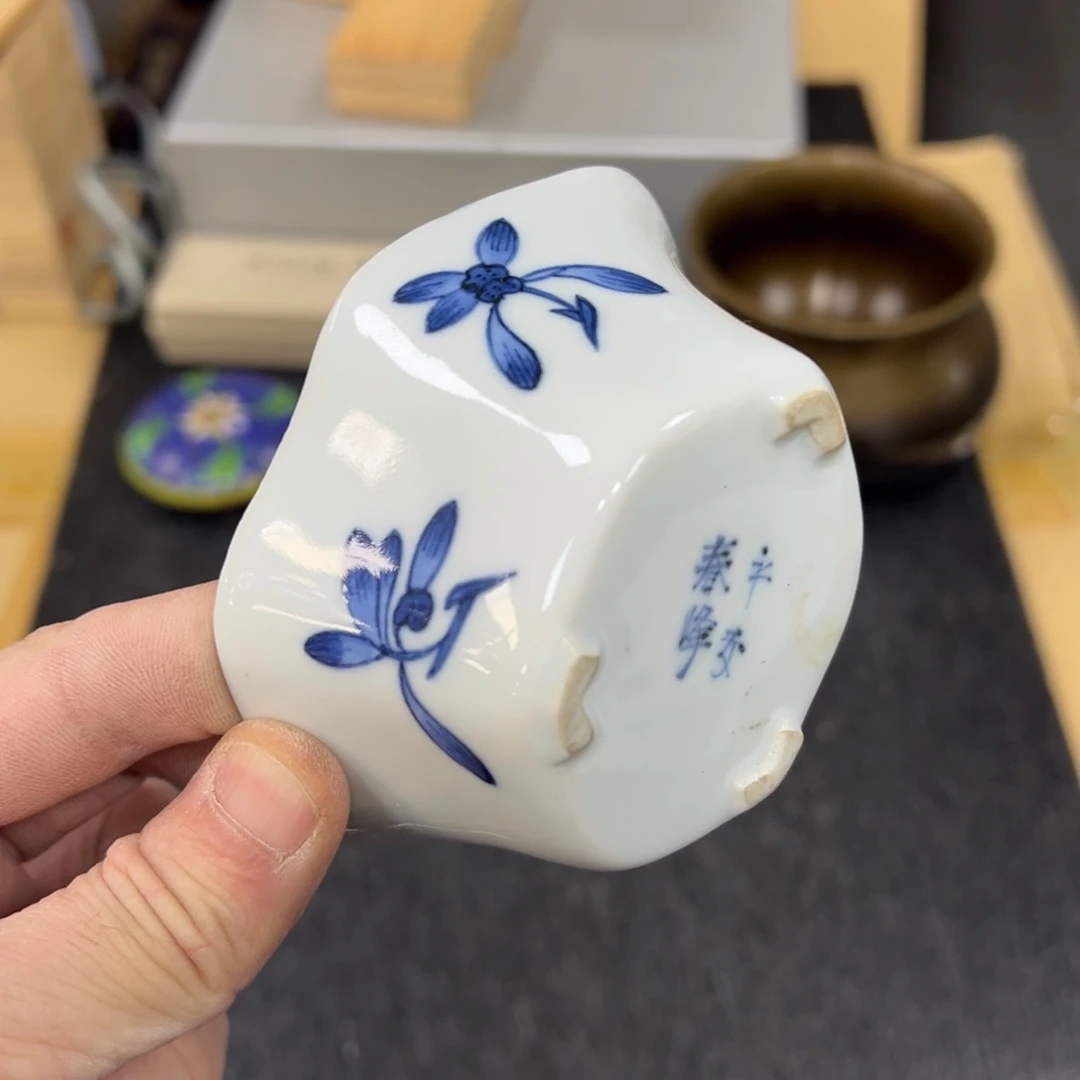 陶瓷日本中古工艺品摆件