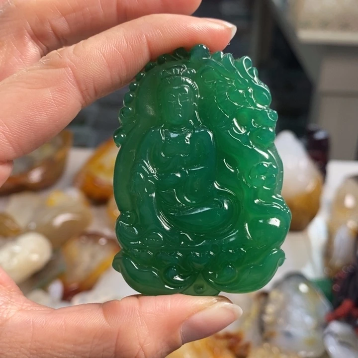 玛瑙/玉髓吊坠(不含链)未镶嵌