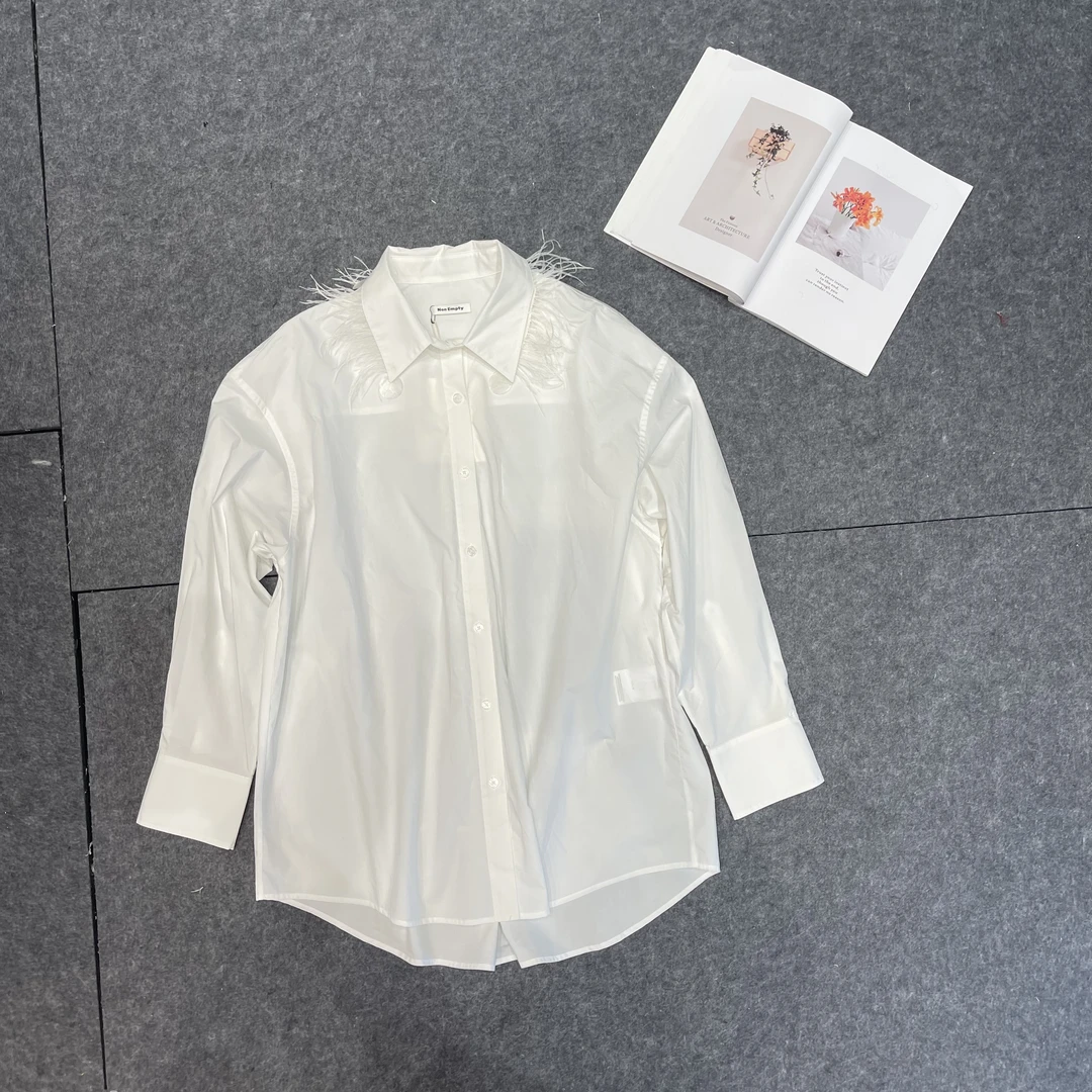 【南油张贝贝】25S新款小众设计时尚流苏气质休闲长袖衬衫NON84040