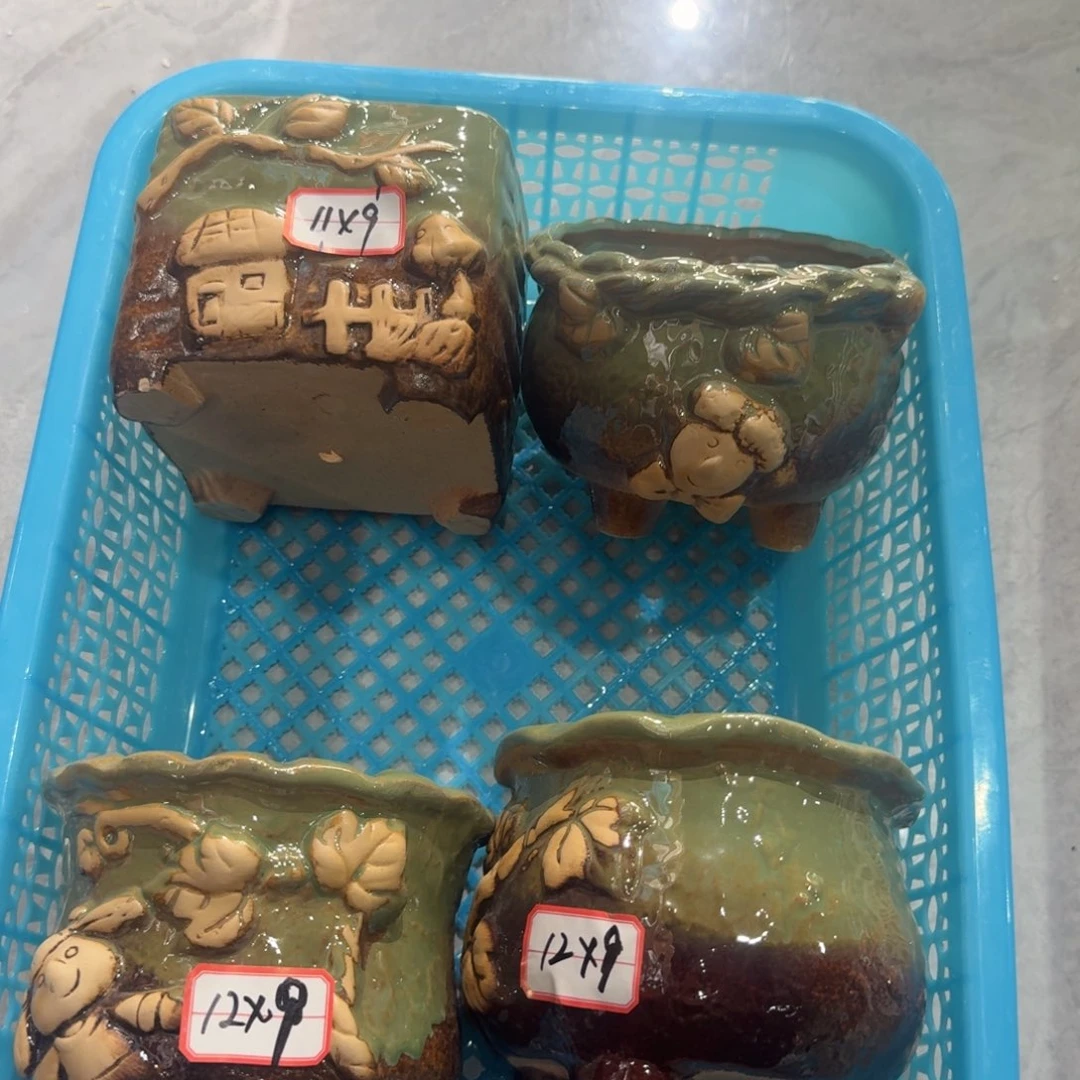 紫砂花盆粗陶粗陶