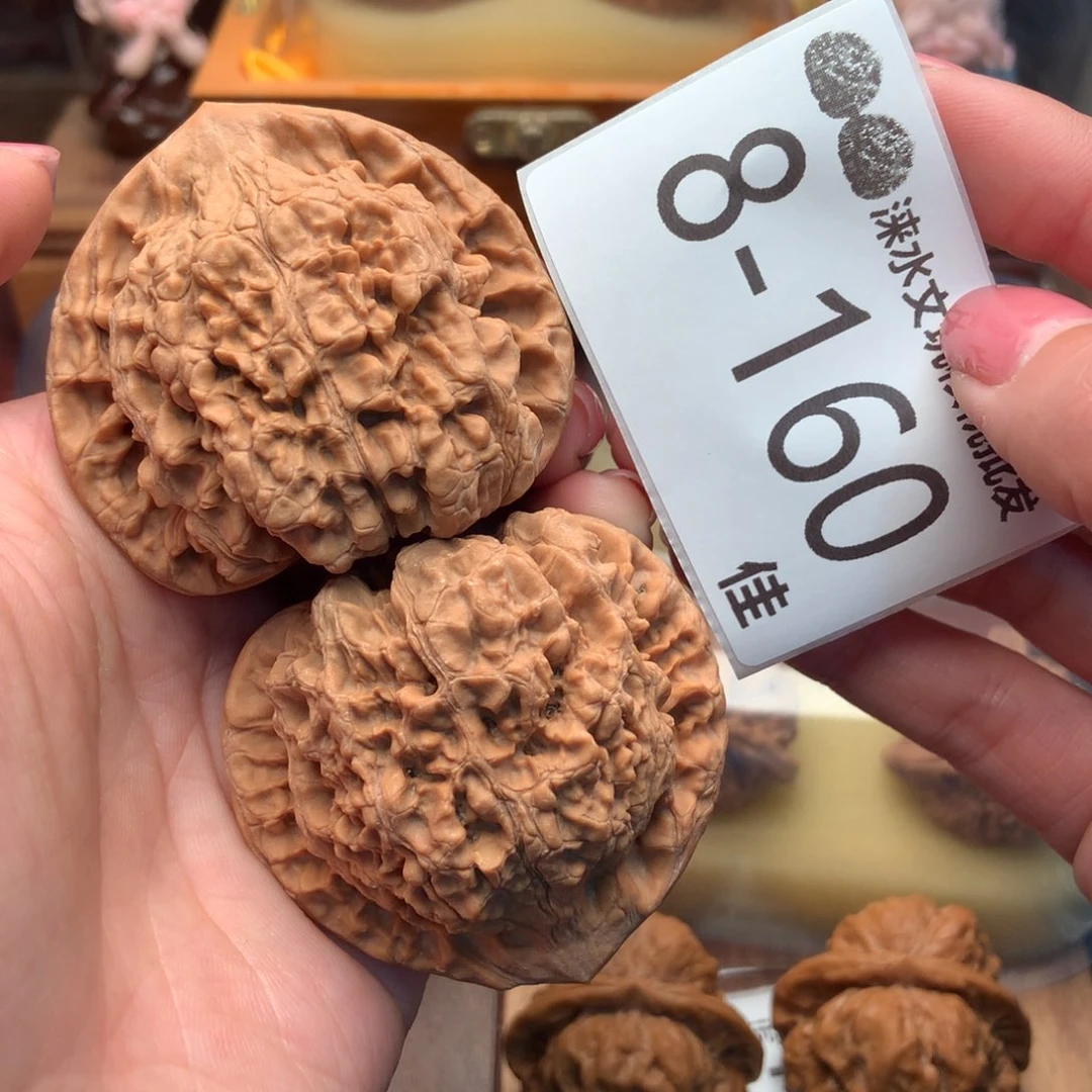 文玩核桃把件53官帽