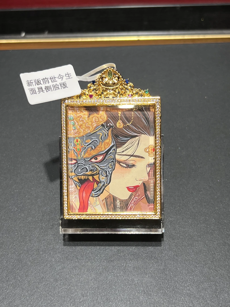 kf405123前世今生侧脸版纯手绘唐卡