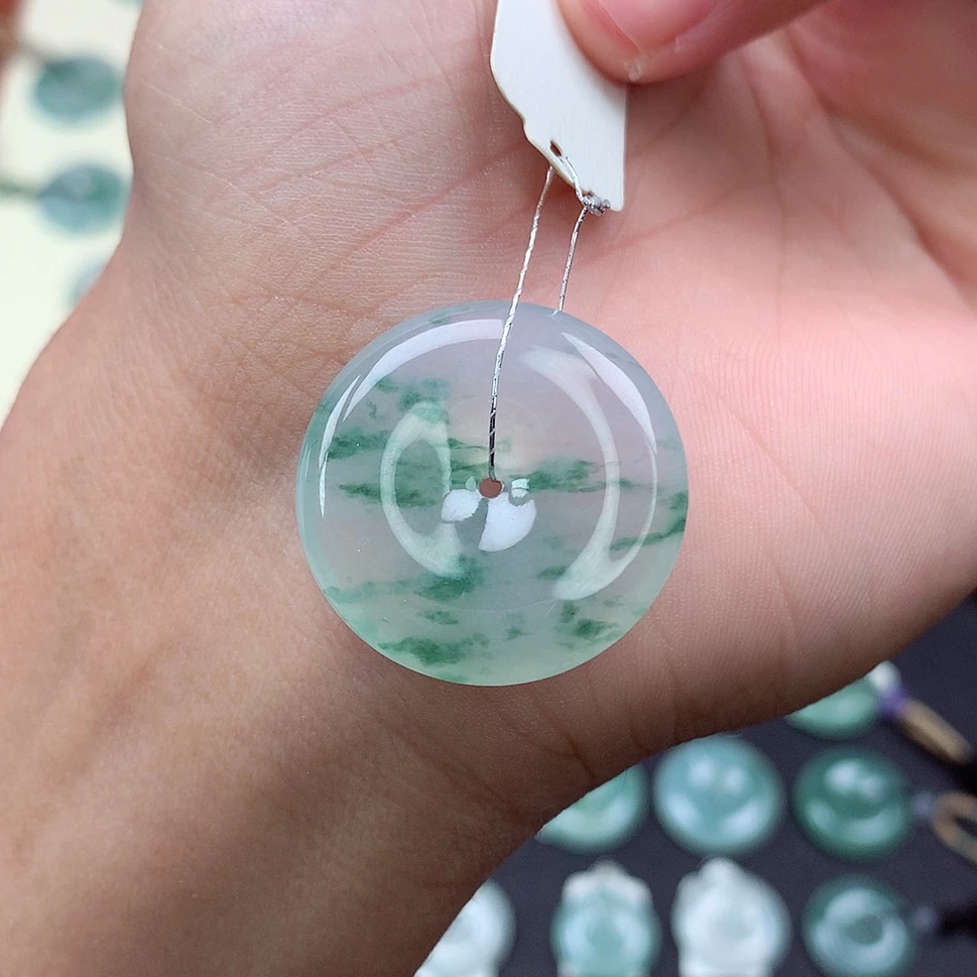 颈饰未镶嵌翡翠38 尺寸27-5.6