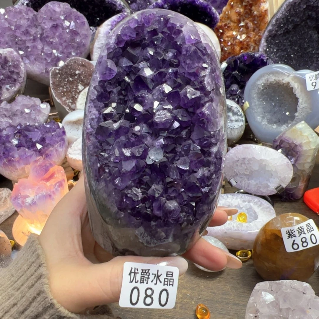 未镶嵌大型摆件（非配饰）紫晶80