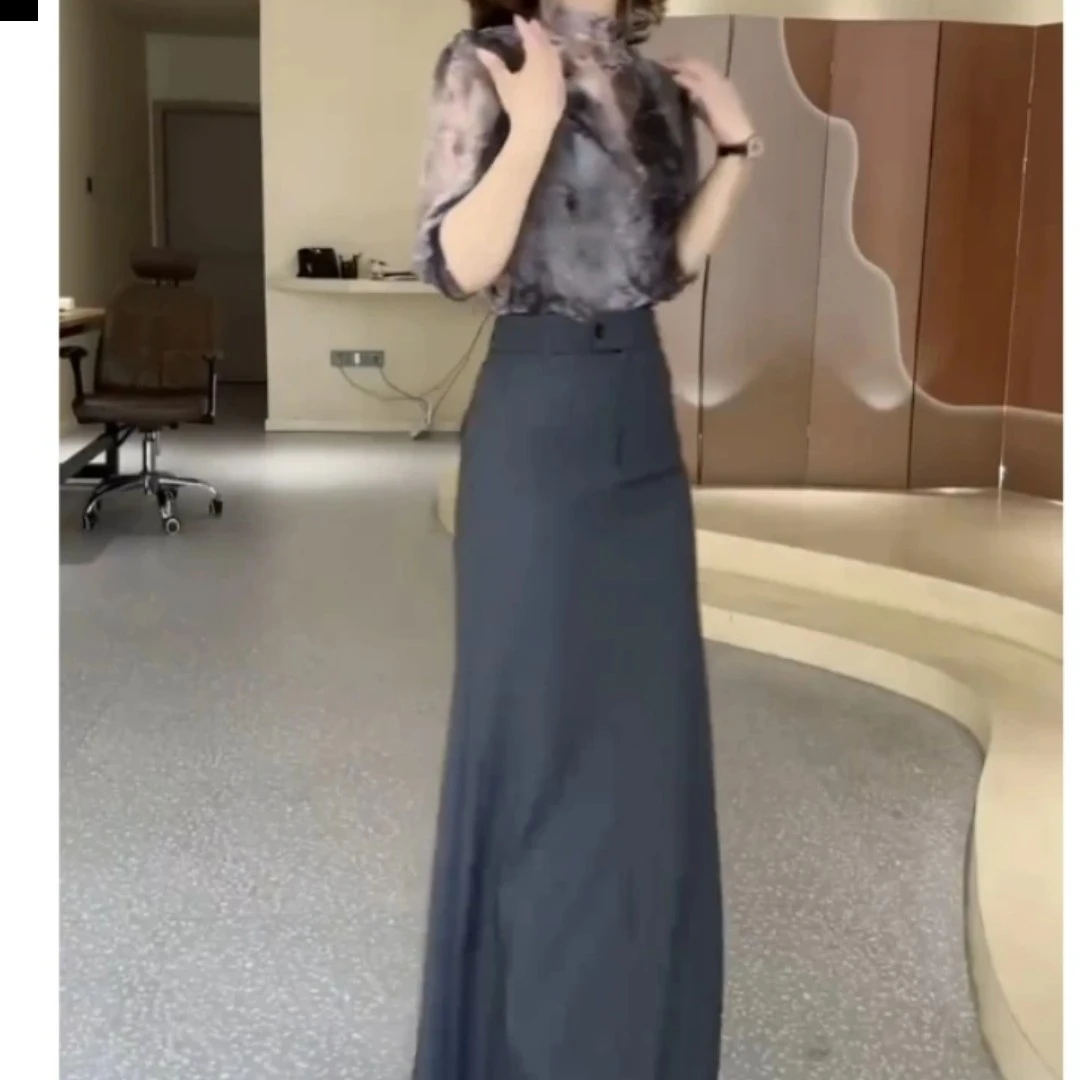新款简约百搭精品减龄遮肉洋气女装套装02两件套
