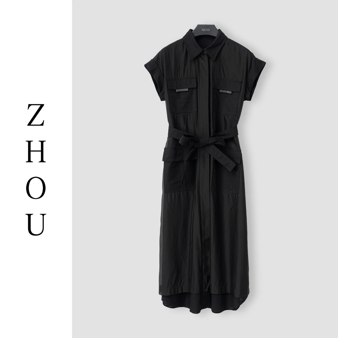 （周哥甄选）黑色连衣裙-24006