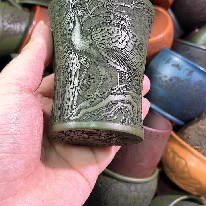 茶杯紫砂全手工紫砂主人杯