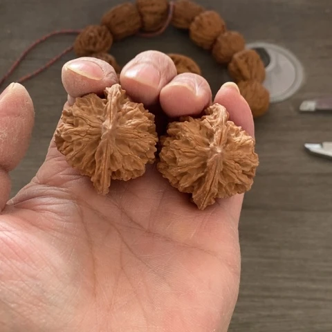 把件文玩核桃练手 练手对