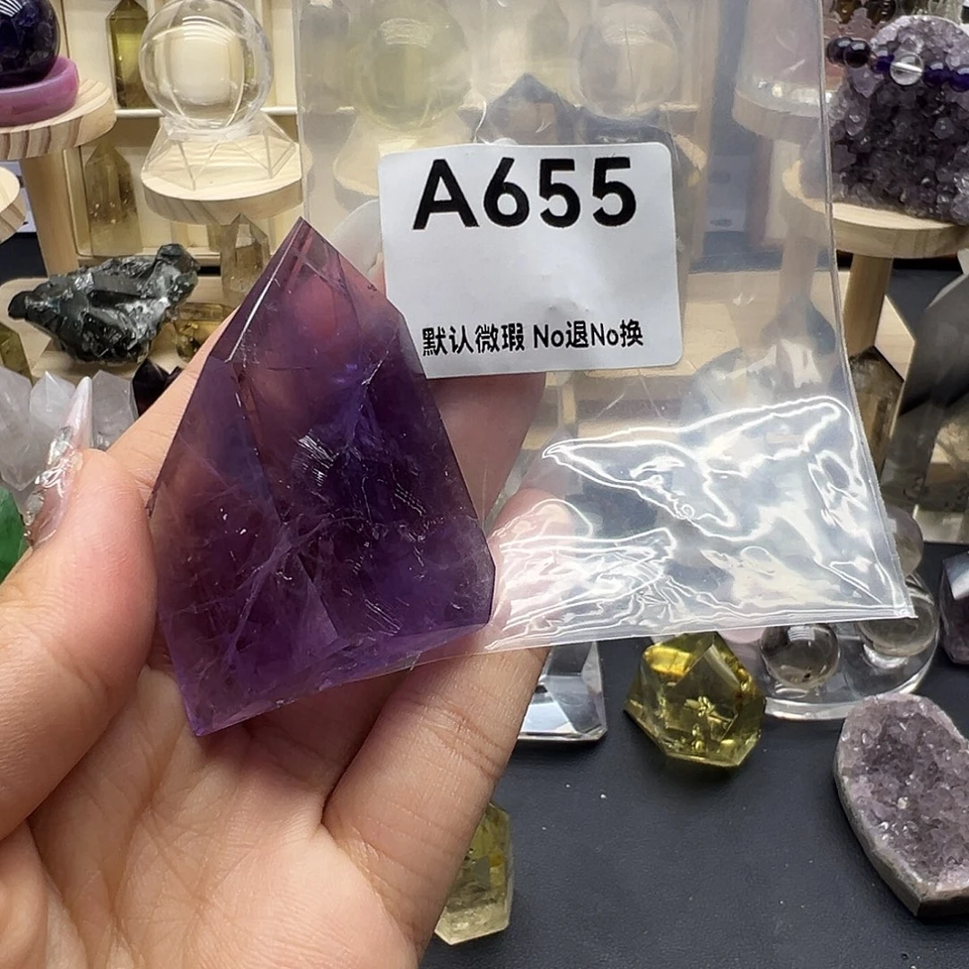 水晶天然水晶半成品未镶嵌微瑕