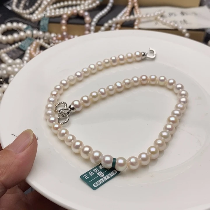 淡水珍珠未镶嵌颈饰019