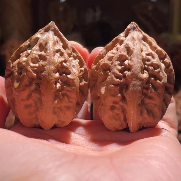 吊坠文玩核桃娇美楸21浮黄