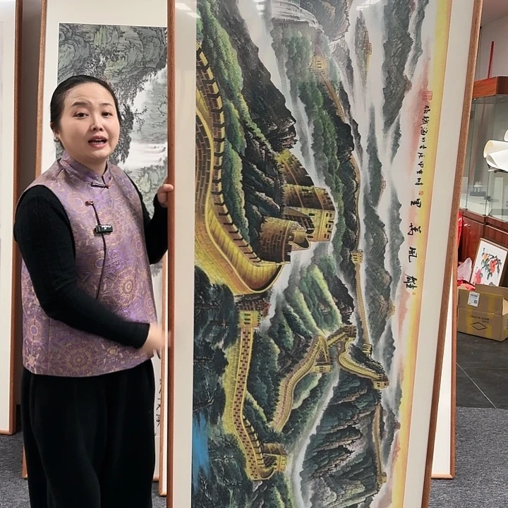 国画带框作品欣赏