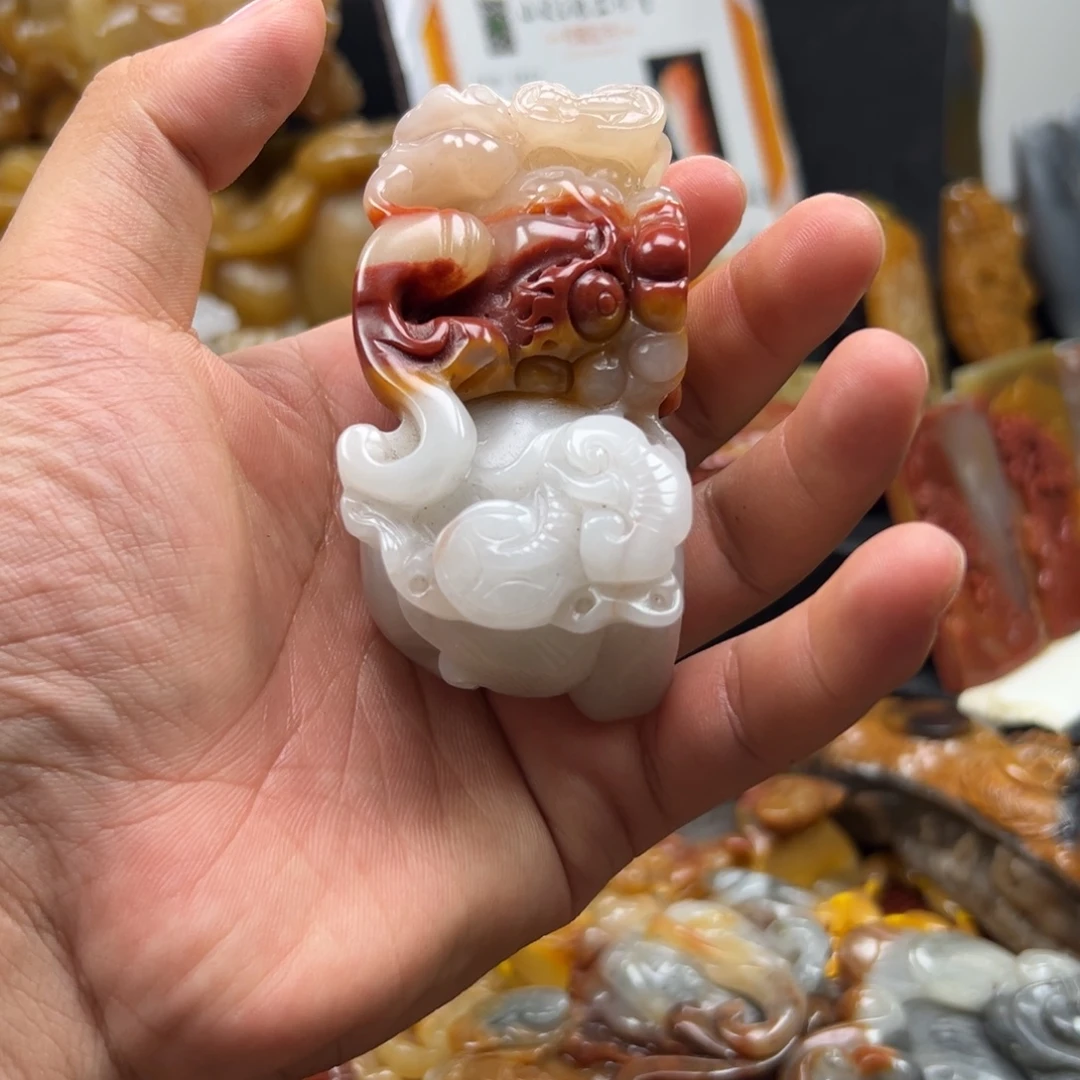 石英质玉（黄龙玉）未镶嵌黄龙玉