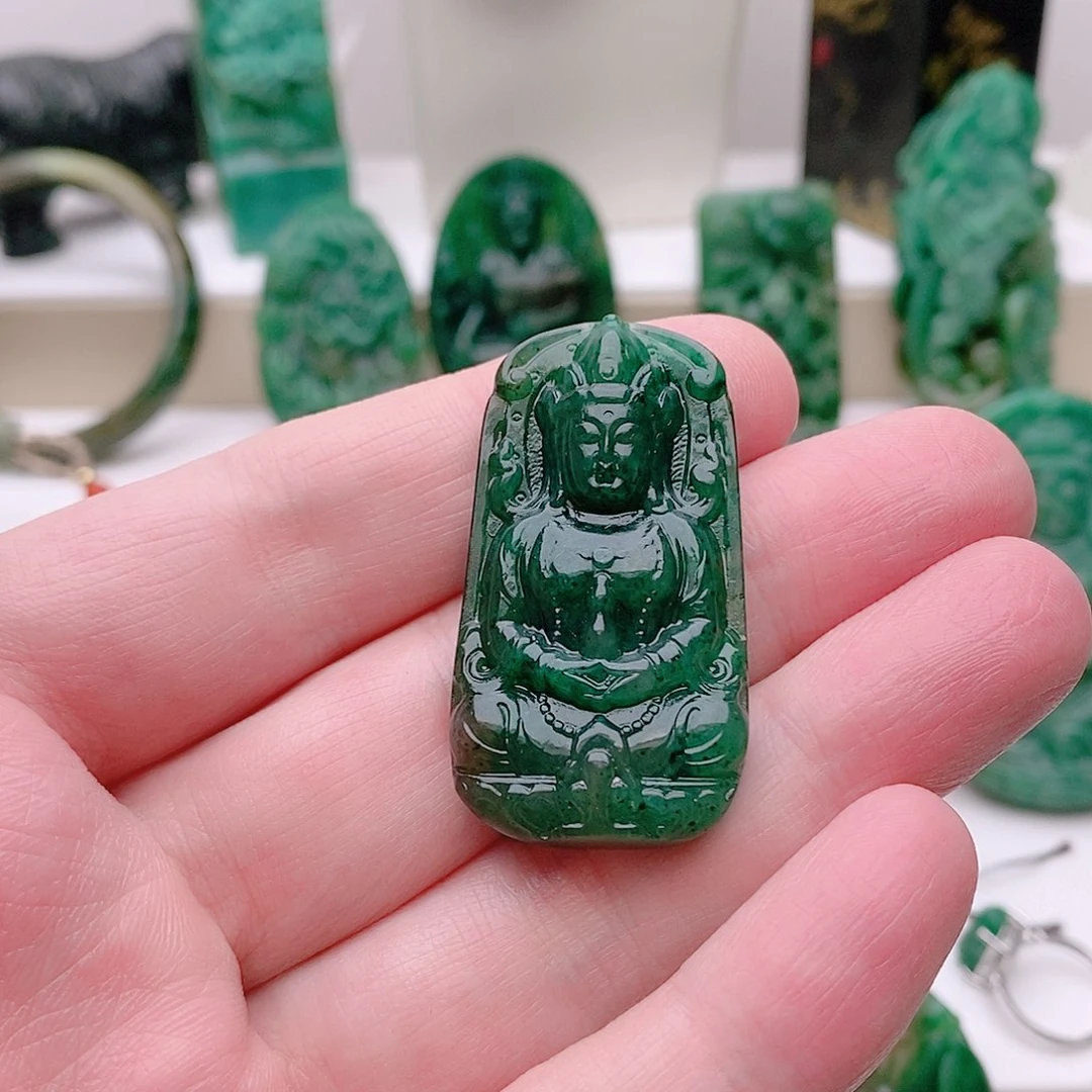 独山玉未镶嵌吊坠