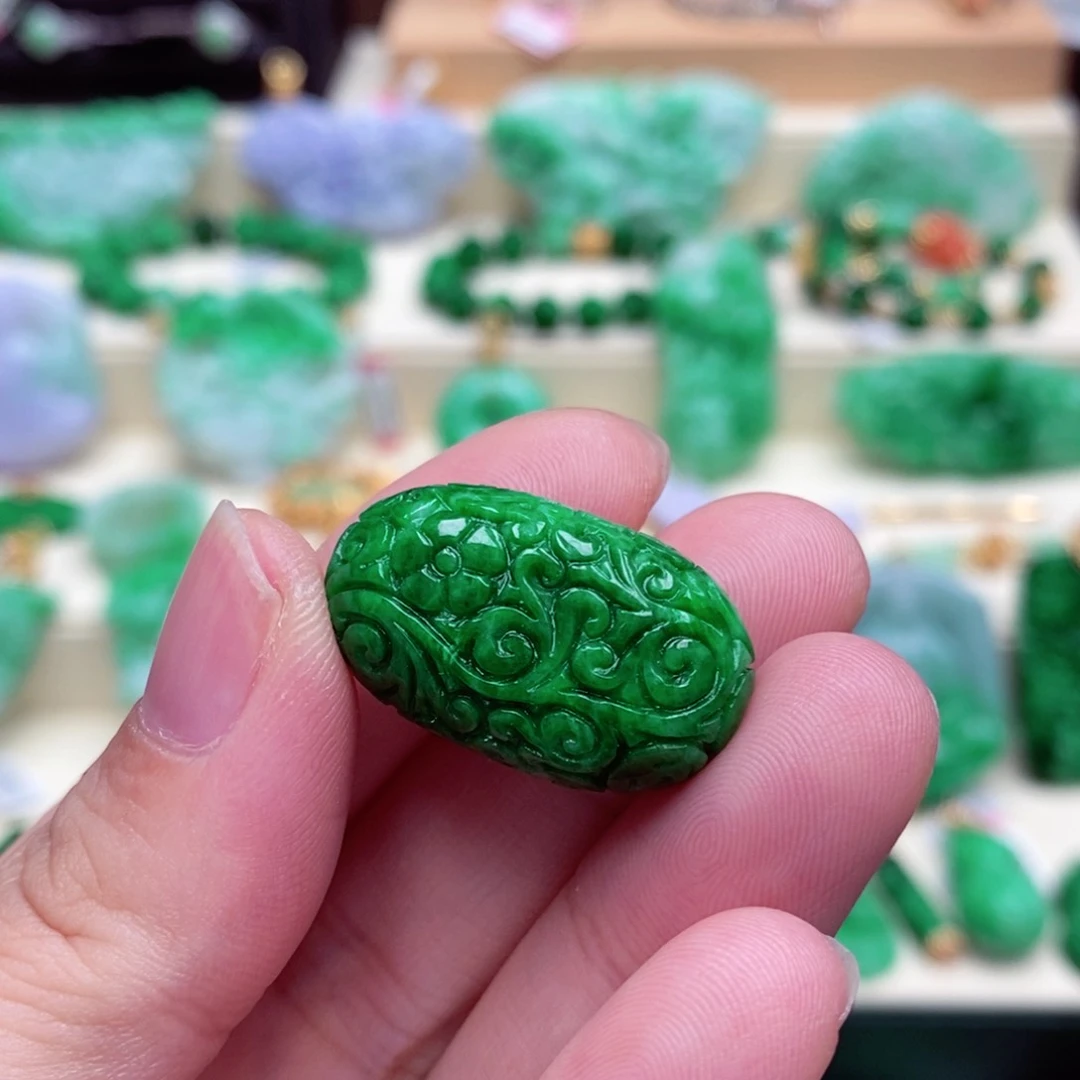 颈饰未镶嵌翡翠翡翠吊坠