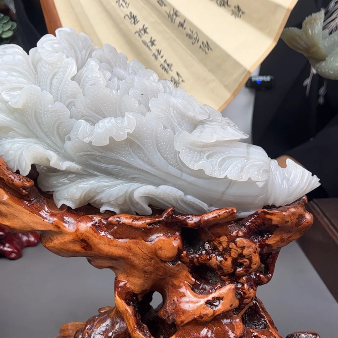 和田玉未镶嵌摆件