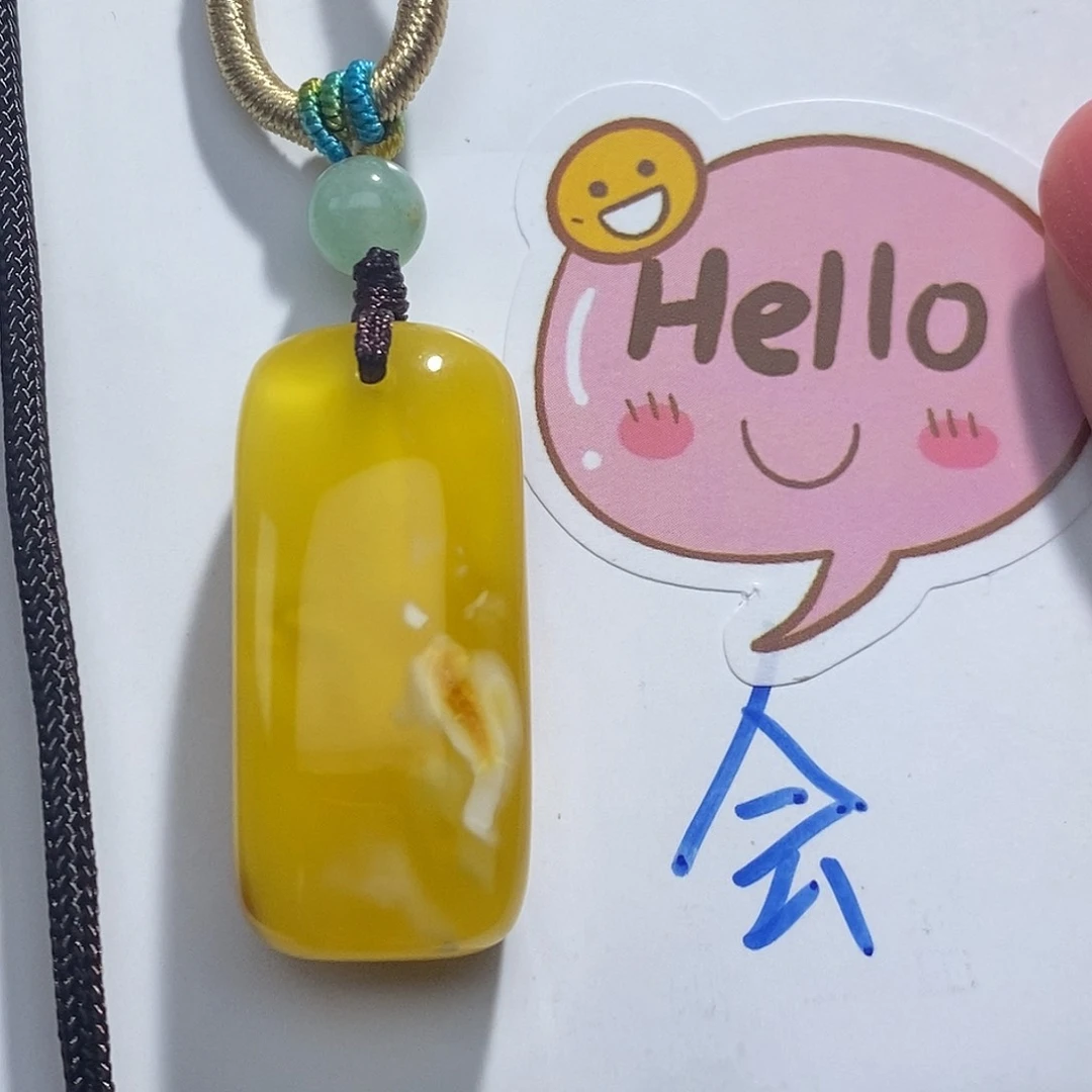定制琥珀未镶嵌蜜蜡吊坠