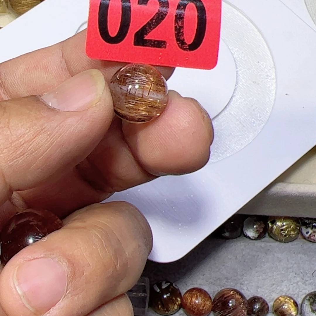 烟晶手链未镶嵌芋****?天然
