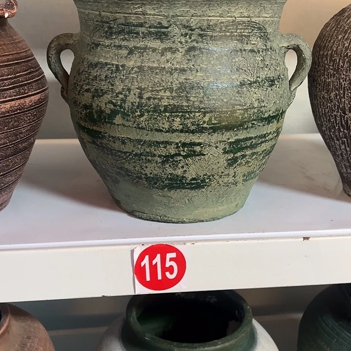 做旧绿双耳高22口21默认打孔